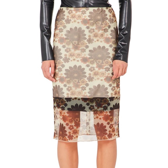 KWAIDAN Editions Layered Floral Retro Print Skirt - Picture 12 of 12